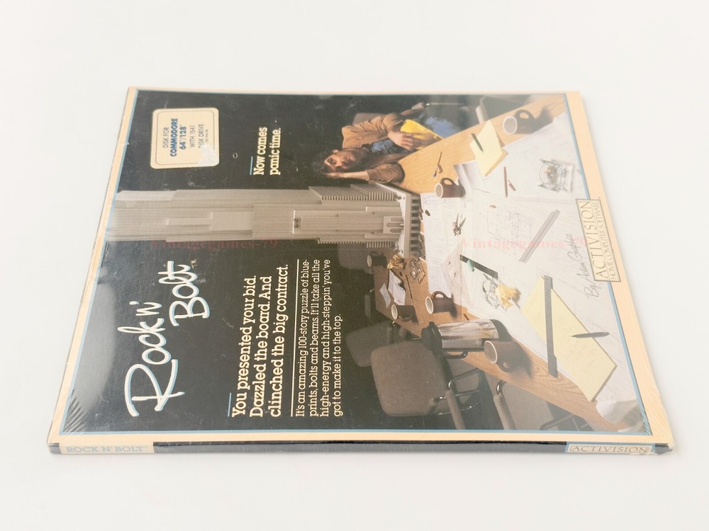 Rock'n'Bolt - Activision - 1985 / Commodore 64 - Sealed