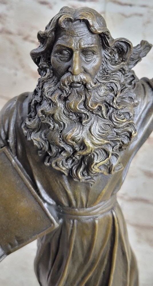 Bronze Sculpture Signed Original Unique Museum Quality Artwork Marble Base Gift