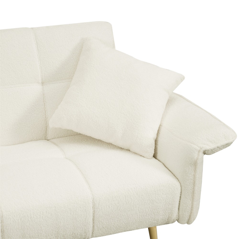 Convertible Sleeper Sofa Bed Couch Futon Sofa Bed Folding Recliner Sofa US