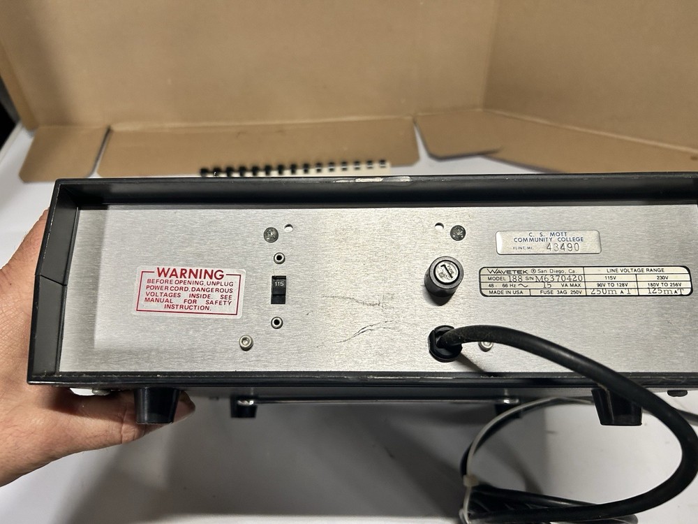 wavetek 188 Sweep function generator With Instructions