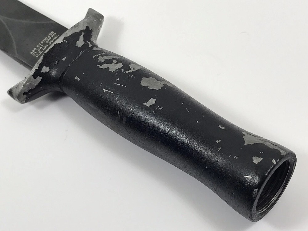 Explorer Night Raider Boot Dagger Fixed Blade Knife JAPAN - Missing Cap Vintage