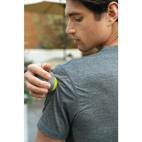 Performance Handheld Massage Roller Ball, Green/Grey, One Size