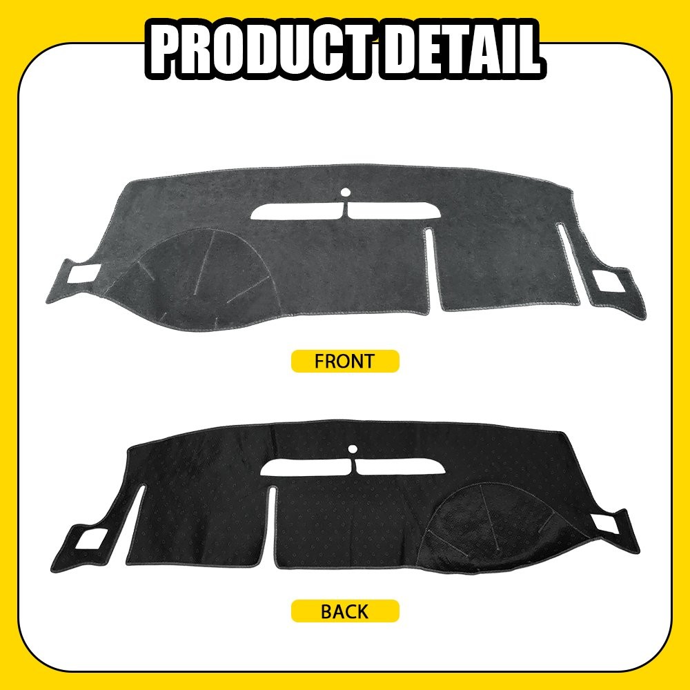 Gray Dash Mat For 2007-14 Chevy Avalanche /GMC Yukon Dashboard Cover Dashmat EOA