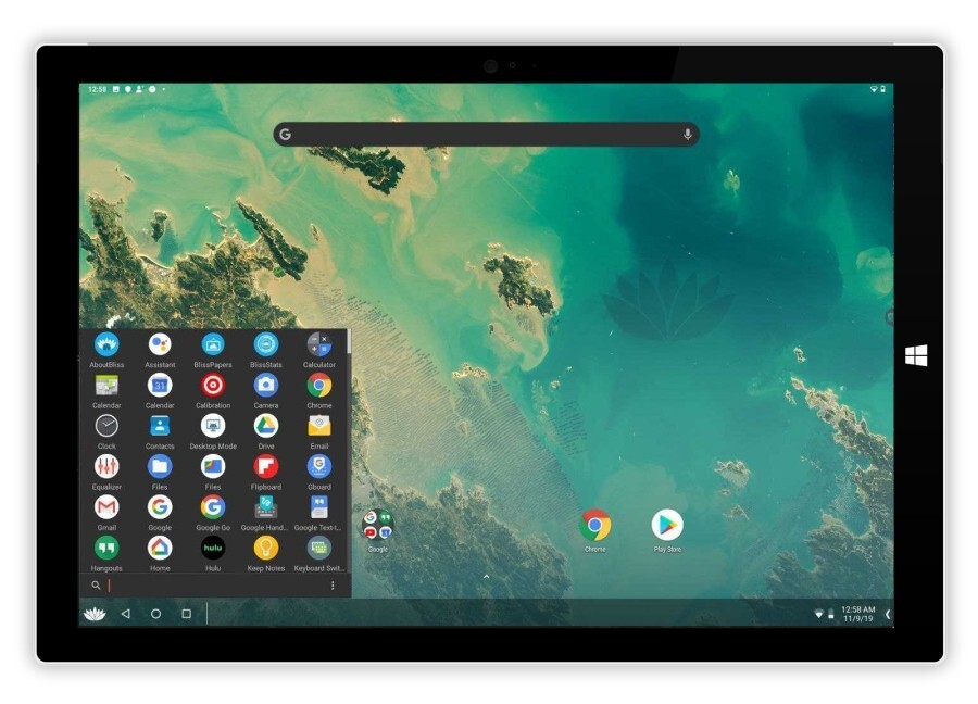 Bliss OS (Android OS x64) Live USB + Installer - Android on PC - At it's best!