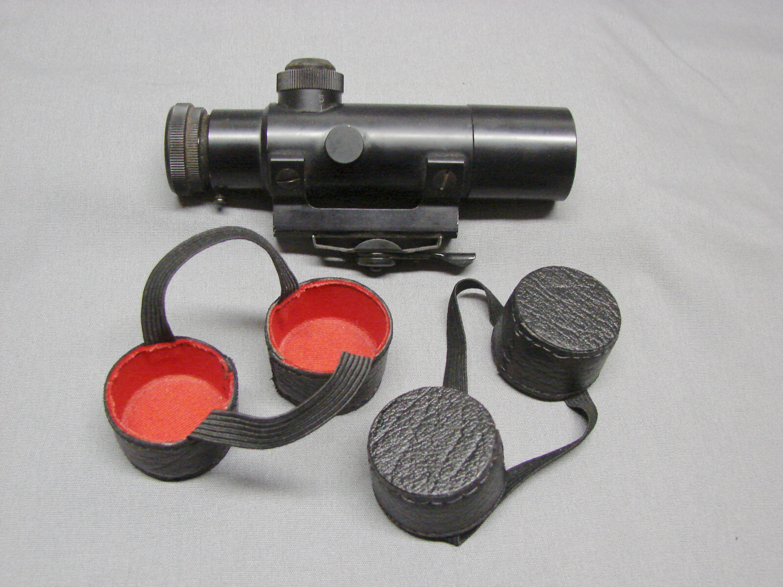 U.S. COLT 3 x 20 & 4 x 20 RIFLE SCOPE LEATHER COVERS -REPRODUCTION