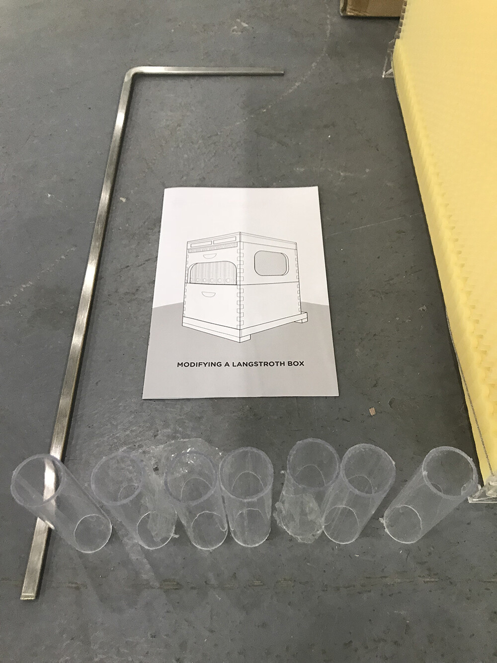 Wooden Beekeeping Beehive House +7pcs Latest Auto Honey Bee Hive Comb Frames US