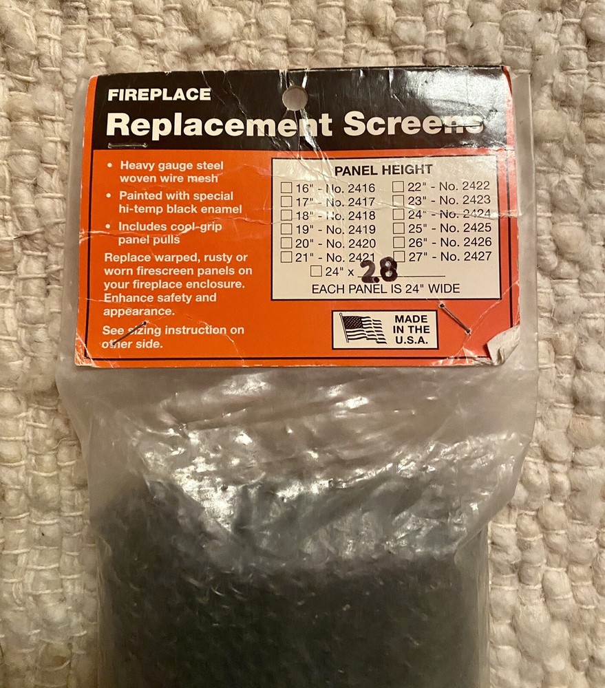 Fireplace Screen - Double Panel