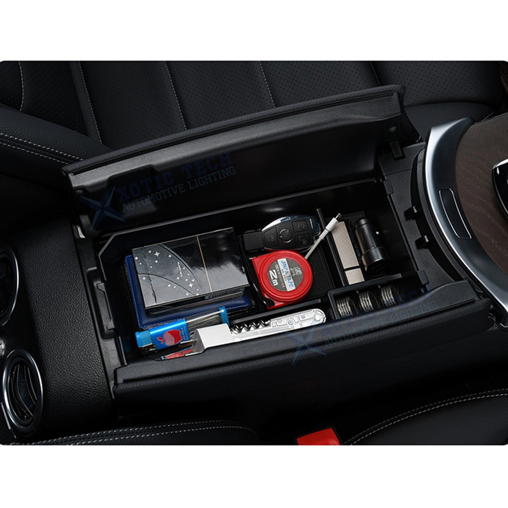 Front Door Center Console Armrest Box Storage Insert Tray For Benz C GLC Class