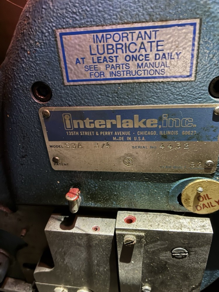 Interlake S3A 3/4 Book Stitcher