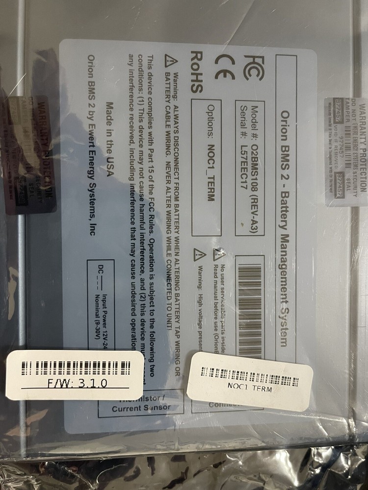 BMS ORION 108 REV-A3