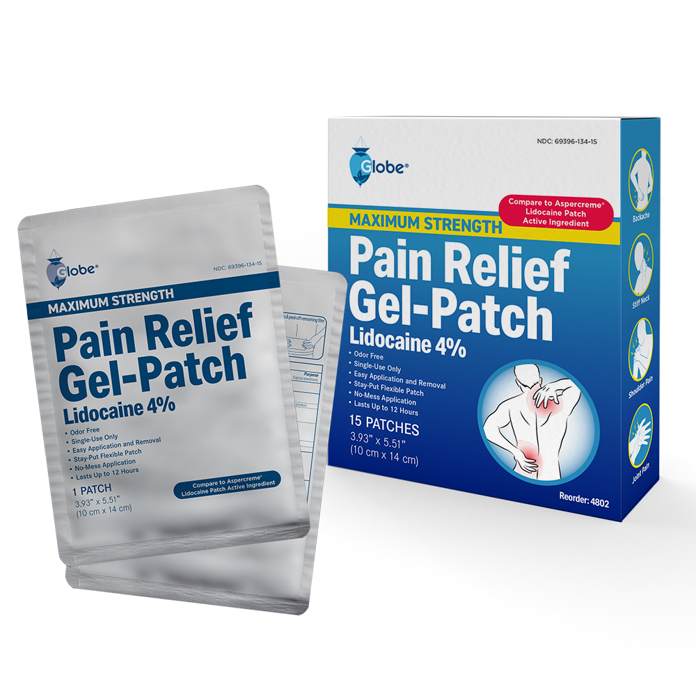 Lidocaine 4% Patch | Maximum Strength Pain Relief 15 Count |