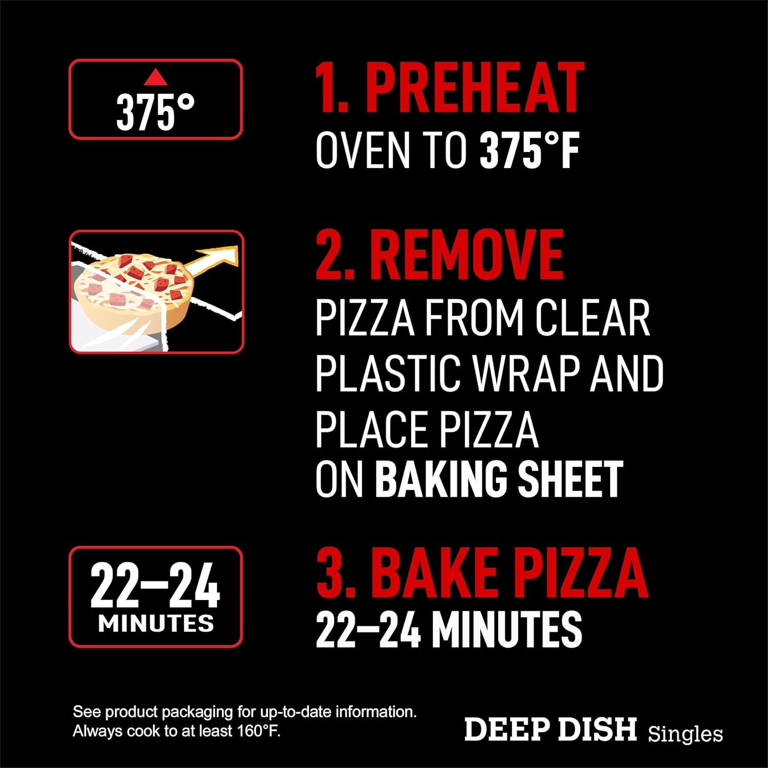 Red Baron Deep Dish Singles Pepperoni Pizza, 11.2 Oz (Frozen)