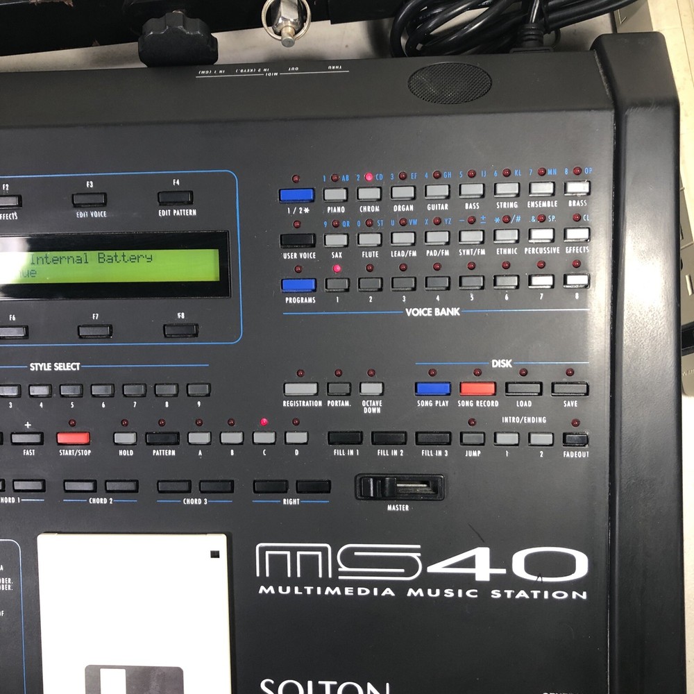 KETRON Lab Solton MS40 MIDI Module Arranger Sequencer Module Working W/ Stand
