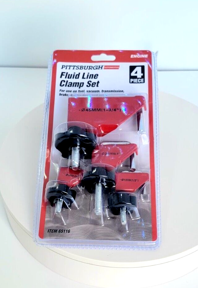 Pittsburgh Fluid Line Clamp Set 4pc