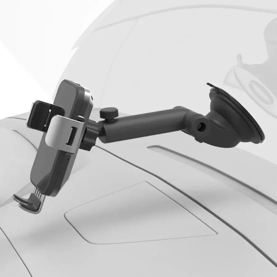 Bracketron PwrUp Qi Automatic Dash Window Vent Mount for iPhone Samsung Pixel Lg