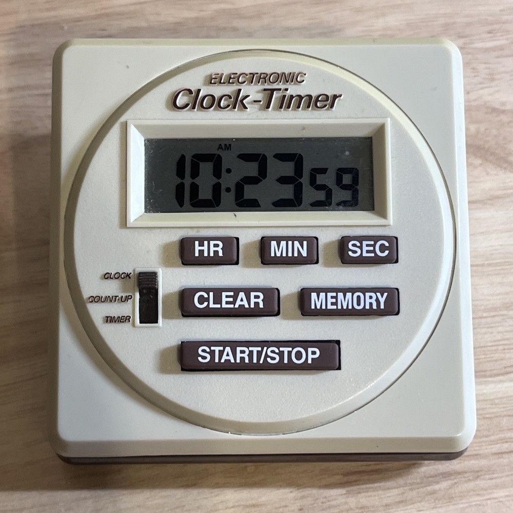 Vintage Learning Resources Model 870a Electronic Kitchen Time Keeper Tested READ