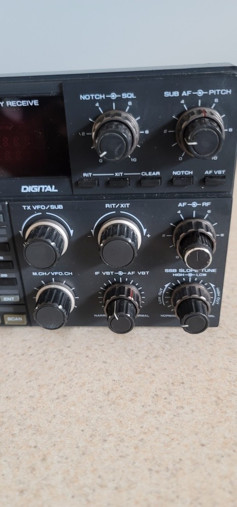 KENWOOD FRONT PANEL W/ DISPLAY FACE CONTROLS SWITCHES KNOBS FOR KENWOOD...