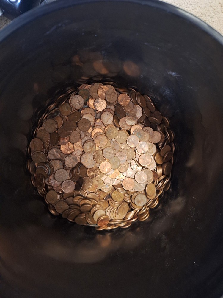 Buk copper pennies before 1982