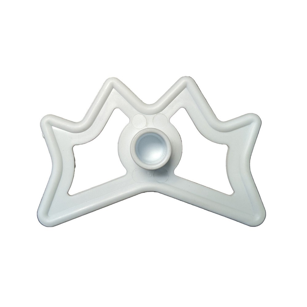 Plastic Pool Cue Stick Bridge Head - White