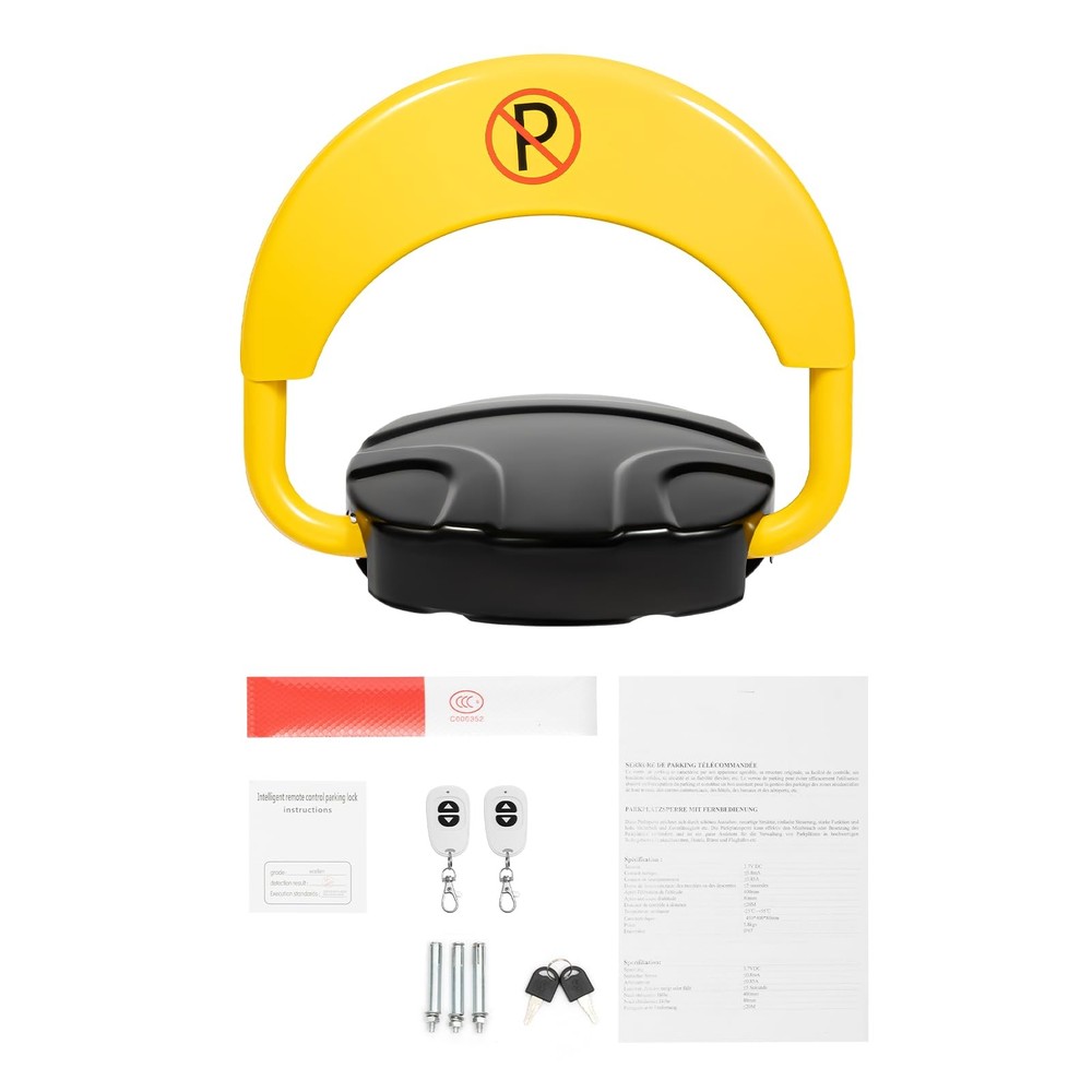 Car Parking Spot Lock Remote Control Anti-Collision Foldable Barrier Auto Sensor