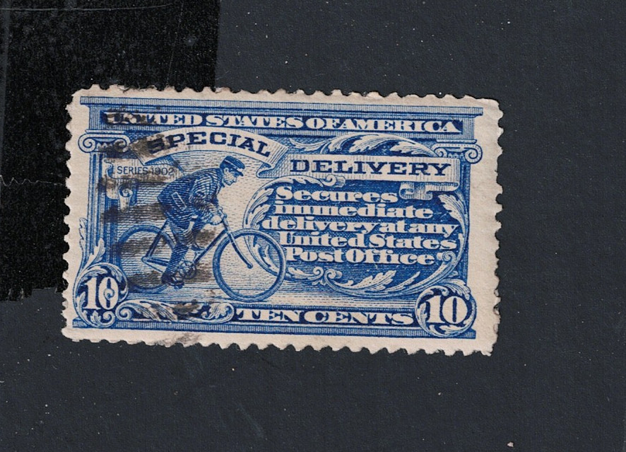 Scott #E6 - Special Delivery - 10c Blue - Used -