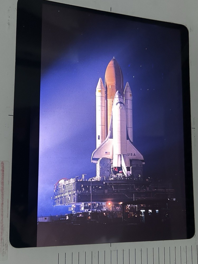 1982 NASA KSC Space Shuttle Columbia Crawler Transport Presentation Transparency
