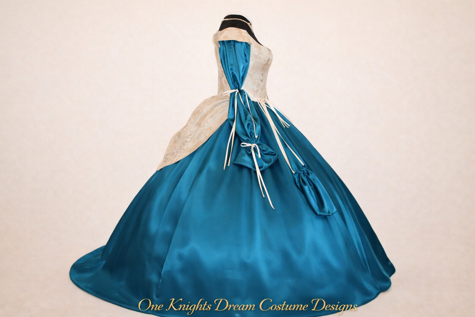 Renaissance, Buccaneer, Pirate, Wench," 4pc. Bodice Chemise Skirt Costume"