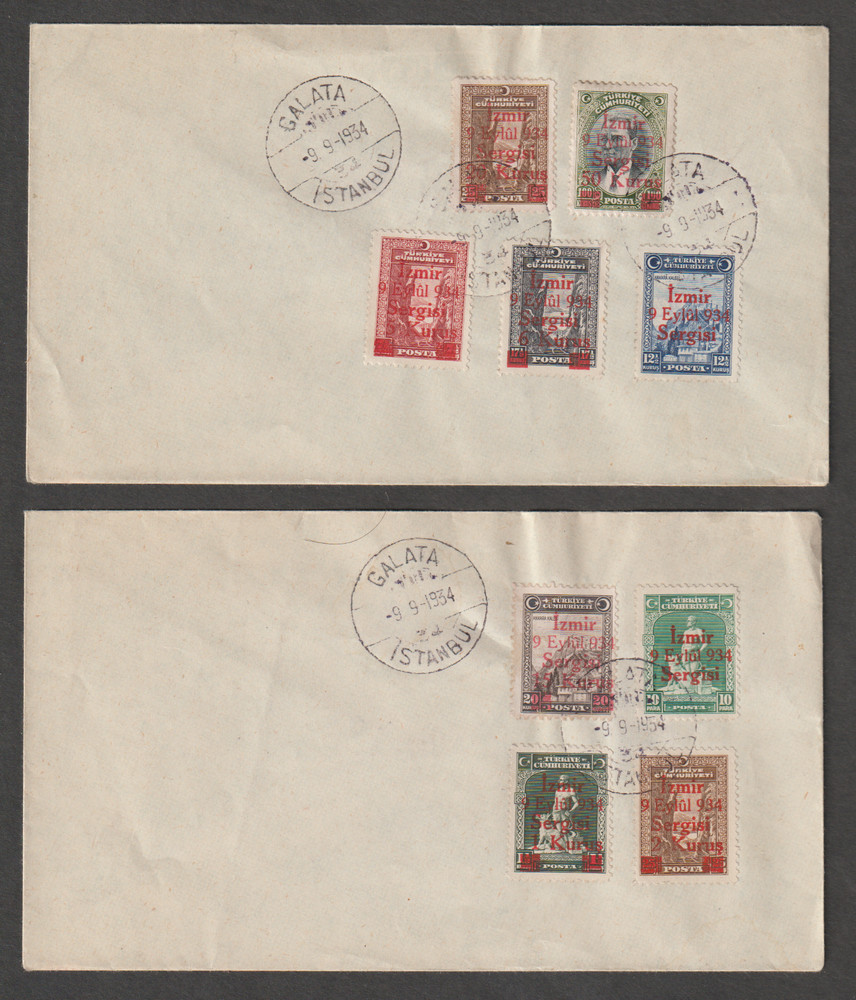 Turkey Cover 1934 Scott 765-773