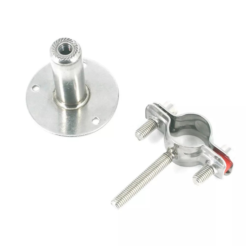 Adjustable Bracket Clamp Pipe Straps Wall Mount Ceiling Pipe Support SS For Pipe