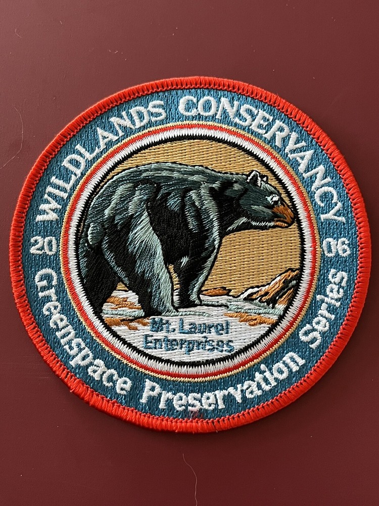 2006 WILDLANDS CONSERVANCY PATCH 4" DIA “MT LAUREL ENTERPRISES”