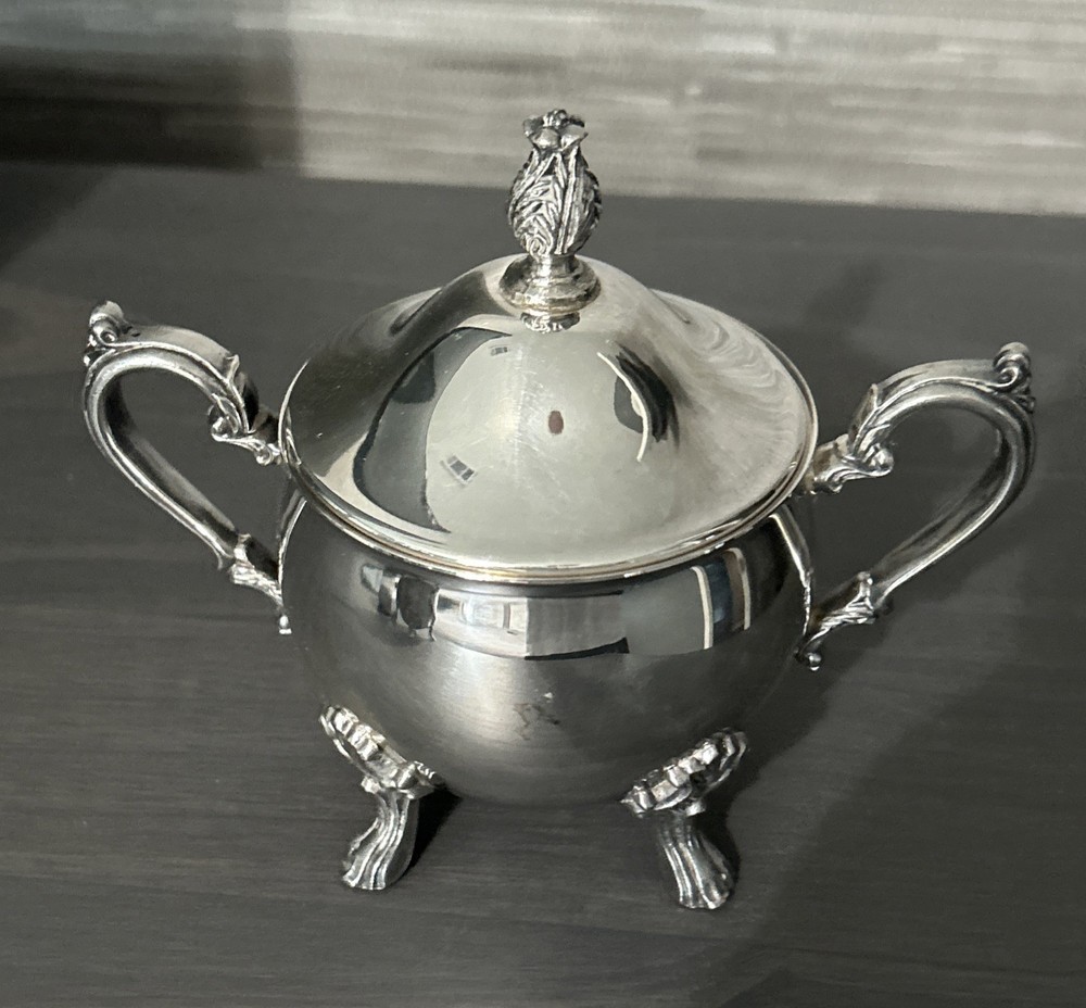 Vintage Silverplate Creamer & Sugar Set