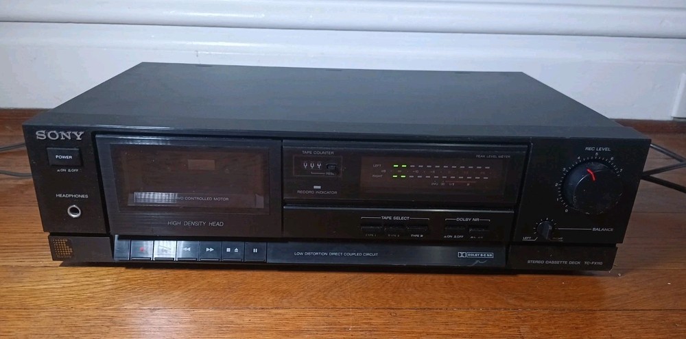 Sony TC-FX110 Stereo Cassette Deck
