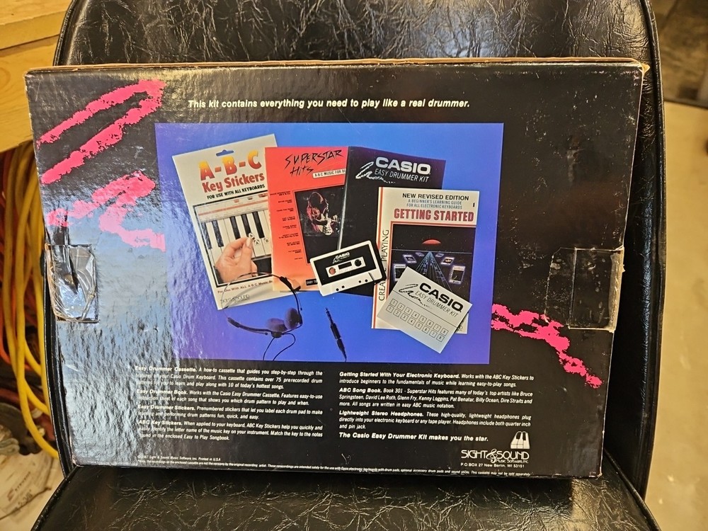 Vintage Casio Easy Drummer Kit