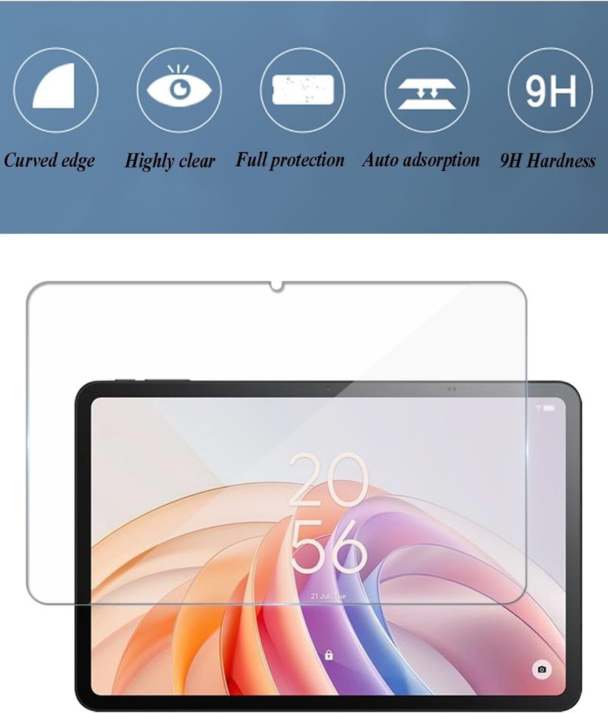 TCL TAB 11 FE Android Tablet 11" Tempered Glass Screen Protector Case Friendly