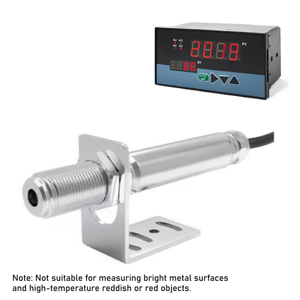 220V Industrial Infrared Thermometer Sensor Non-contact Temperature Controller