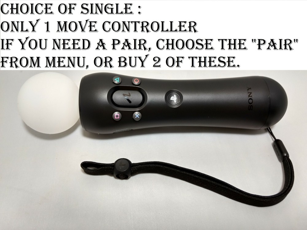 Single/Pair PS4 Wand PlayStation 4 5 VR Move Motion Controller Wireless Sony