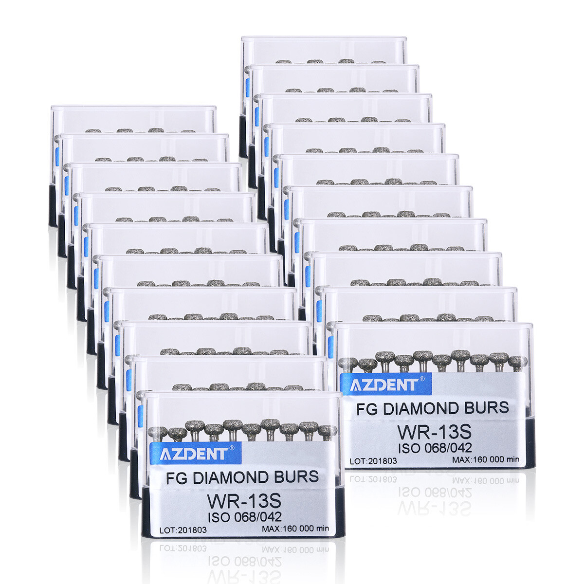 100pcs Dental Super Coarse Diamond FG Burs for High Speed Handpiece AZDENT