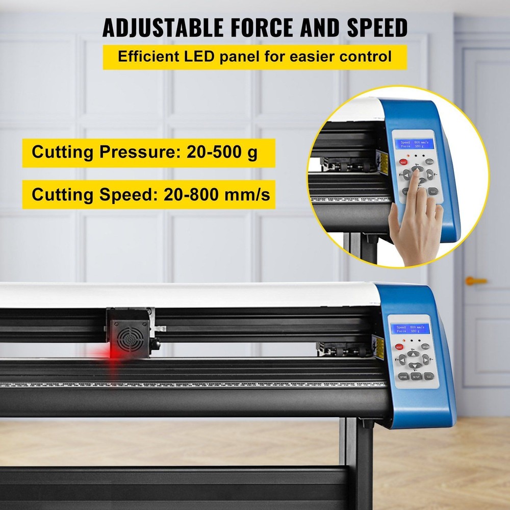 53in Precision-Controlled Vinyl Cutter with Offline Operation