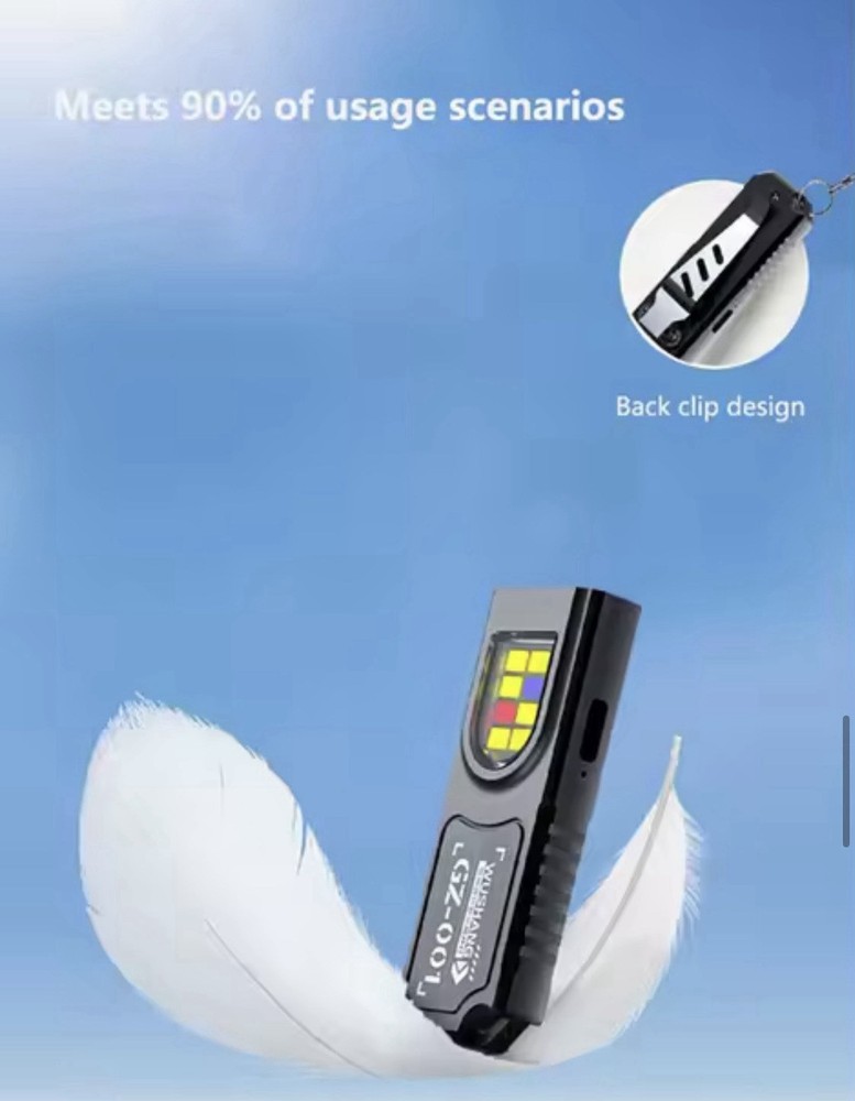 Flashlight Small Powerful 600 Lumens, Rechargeable, Lightweight, Durable .