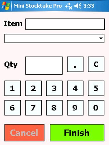 New- Mini Pos Stocktaking Software App PDA Inventory Stocktake Barcode Scanner