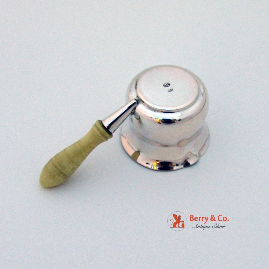 800 Silver Miniature Gravy Boat 1940