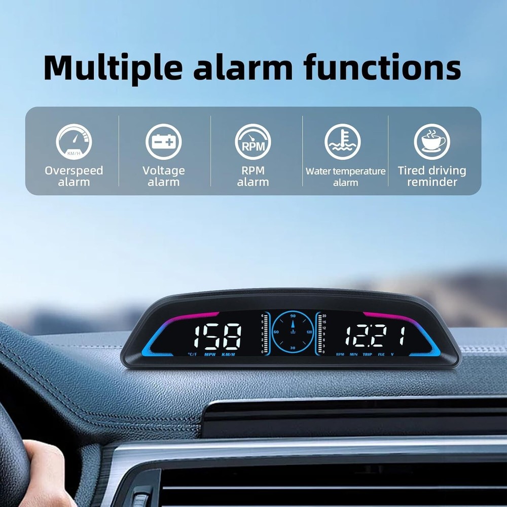 OBD2 Head Up Display for Car with HUD WIRE-D