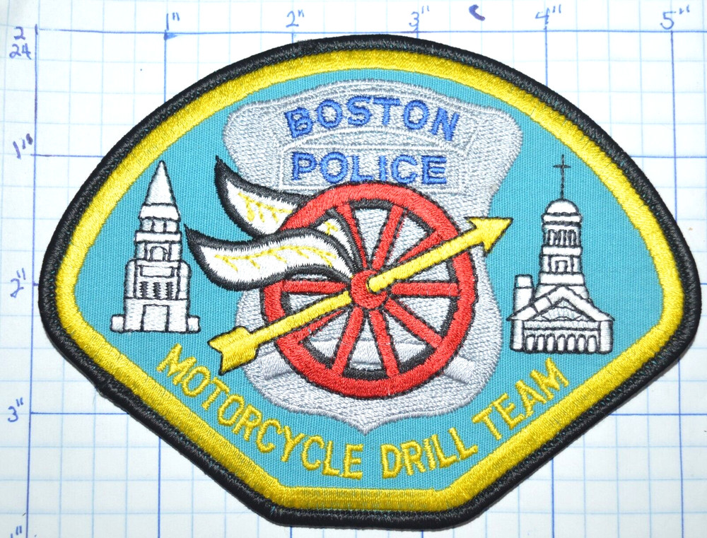 MASSACHUSETTS, BOSTON MOTORCYCLE DRILL TEAM POLICE DEPT PATCH