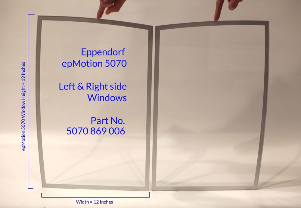 Eppendorf EpMotion 5070 Liquid Handler Windows Side Panels (New)