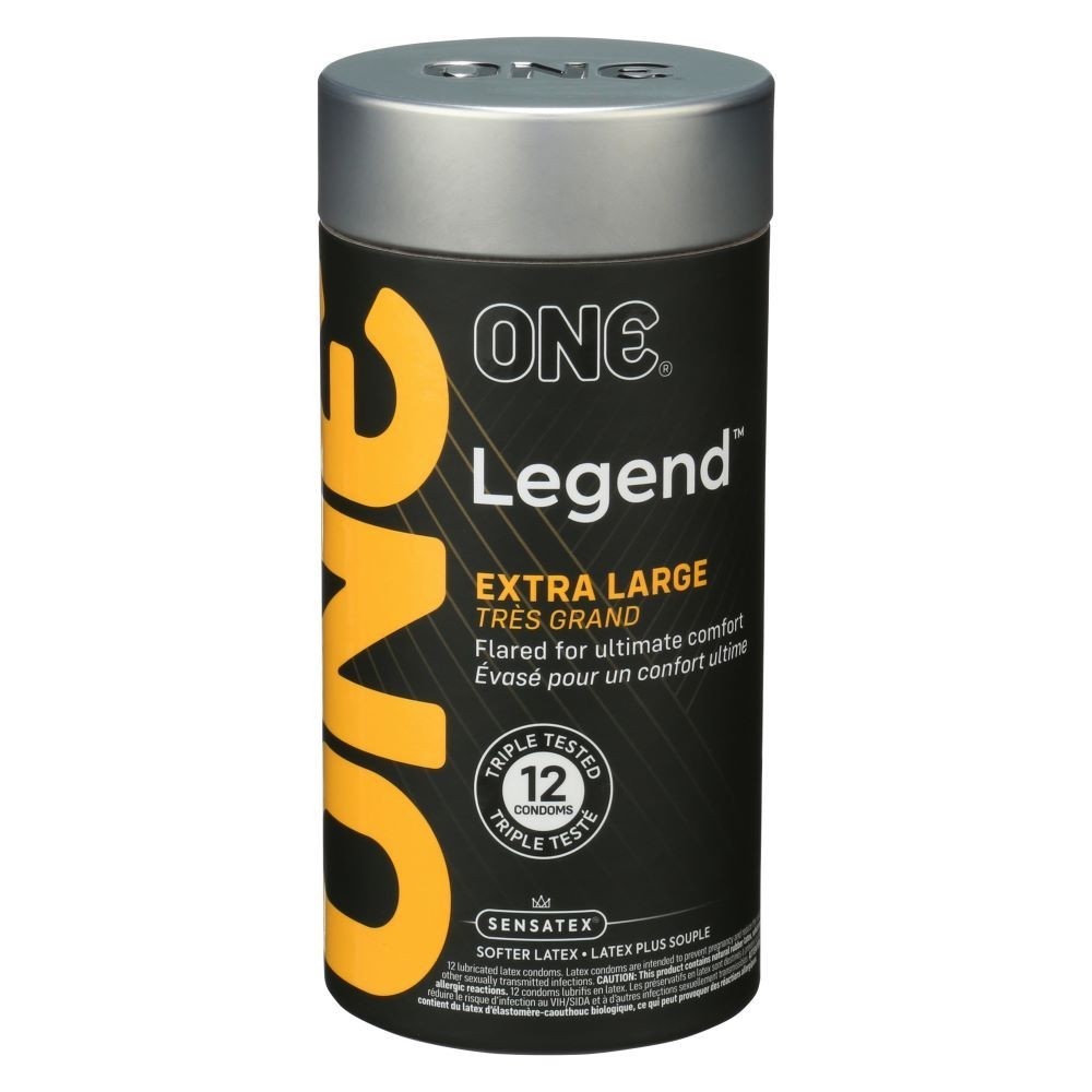One Legend Condoms - Extra Large - Premium Latex - 12 count