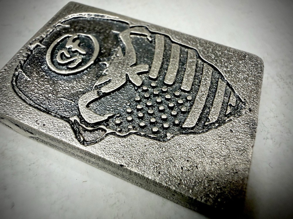 2.3oz Silver American Pour PROTOTYPE By SF Logo Pours