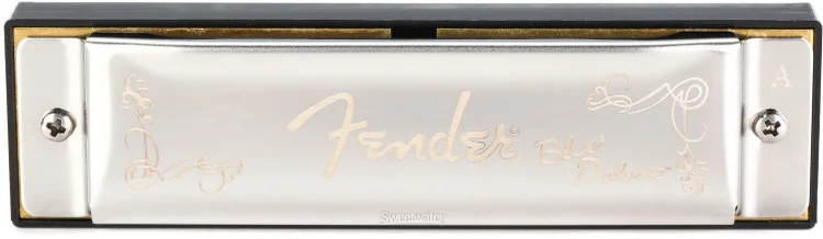 Fender Blues Deluxe Harmonica 3-pack with Case