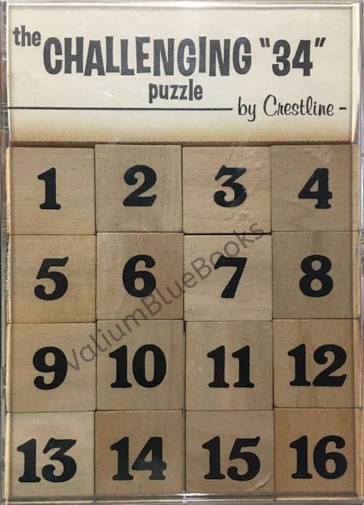 The Challenging "34" Puzzle by Crestline