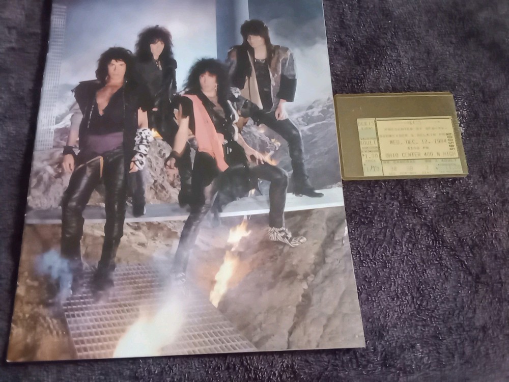 Kiss 💋 Ticket Stub History Animalize Tour 12-12-84, Columbus Ohio,Ohio 🎸 Cent