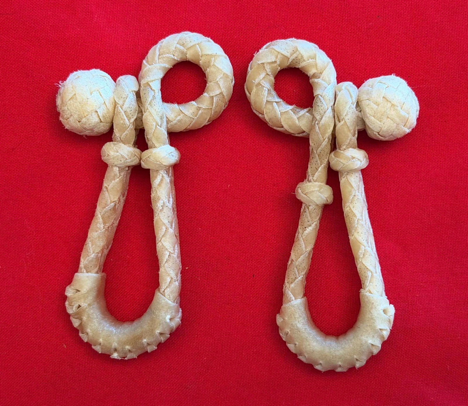 HANDMADE RAWHIDE BIT CONNECTORS By Steve Guitron Of California